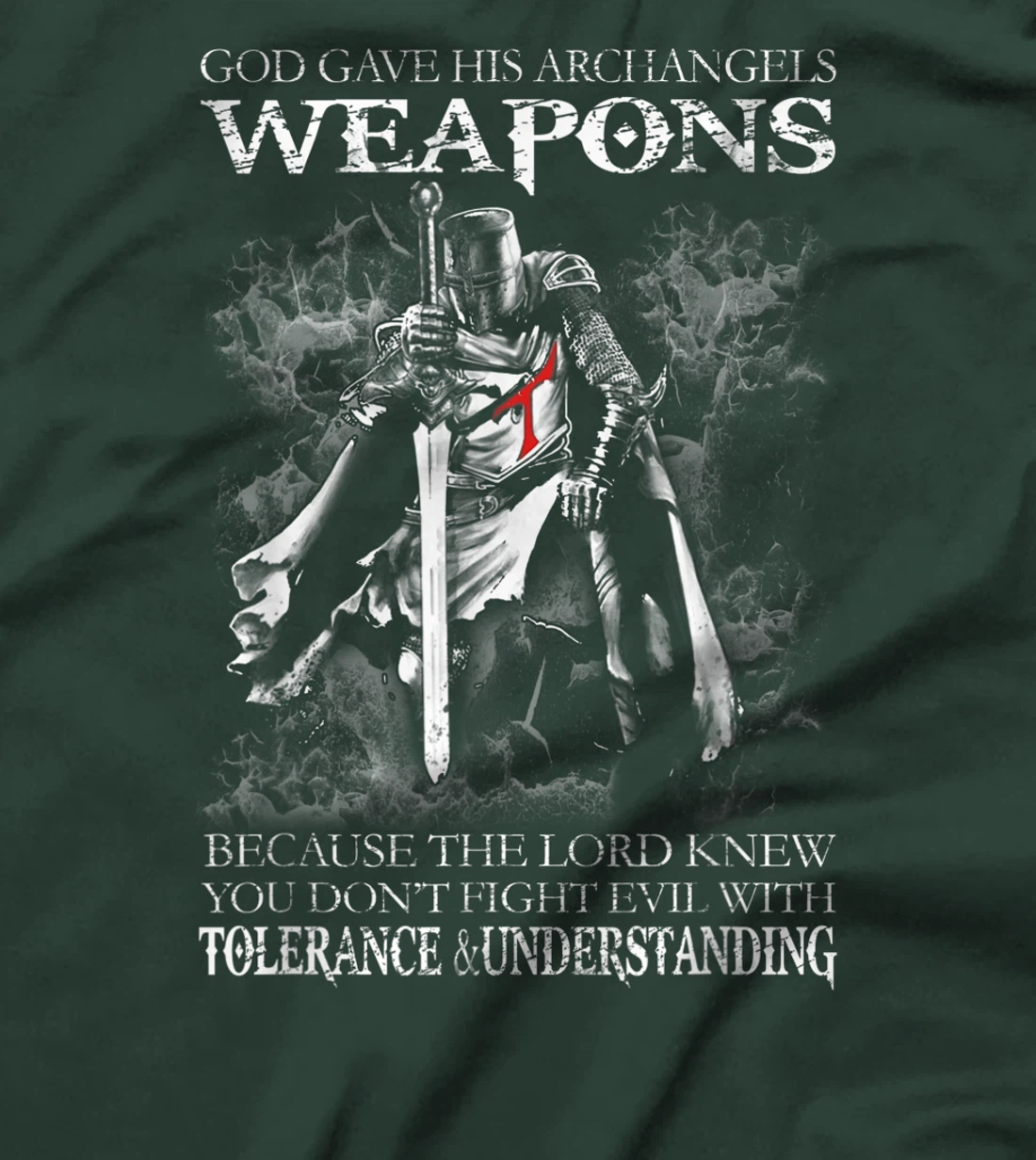 God Gave His Archangels Weapons Christian Religious Gift T-Shirt