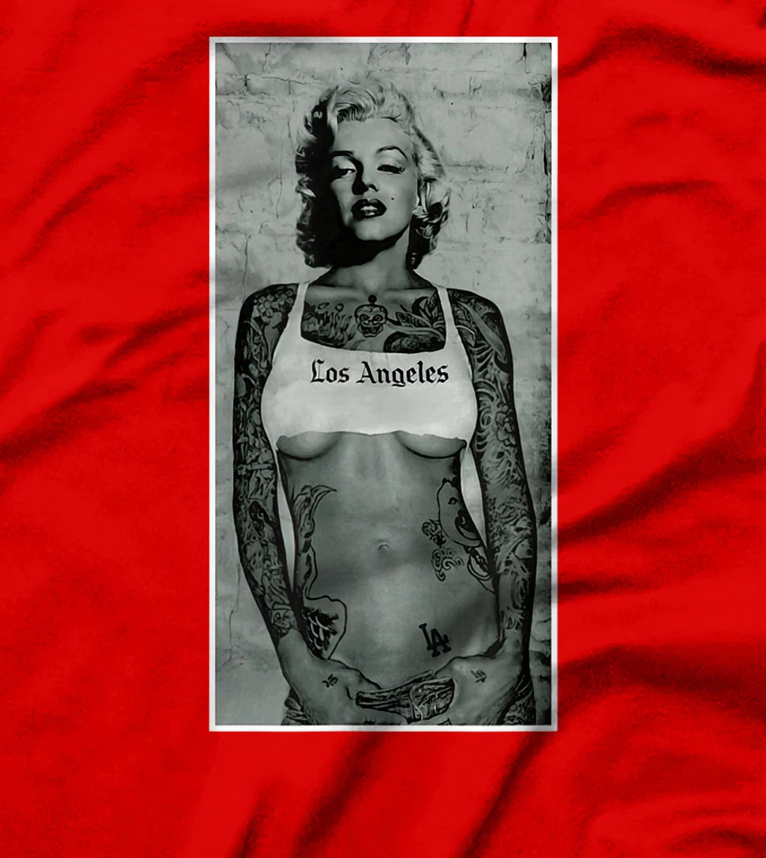 Cali Gangster Tattoo Goddess T-Shirt