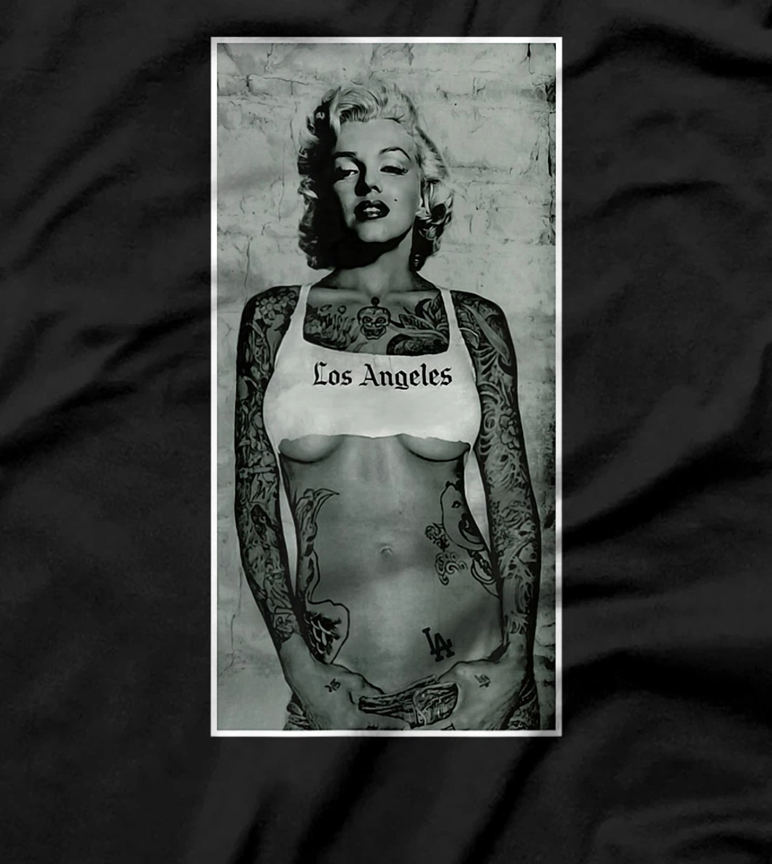 Cali Gangster Tattoo Goddess T-Shirt