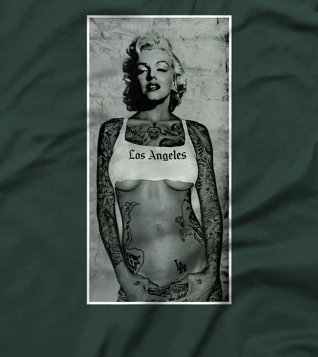 Cali Gangster Tattoo Goddess T-Shirt