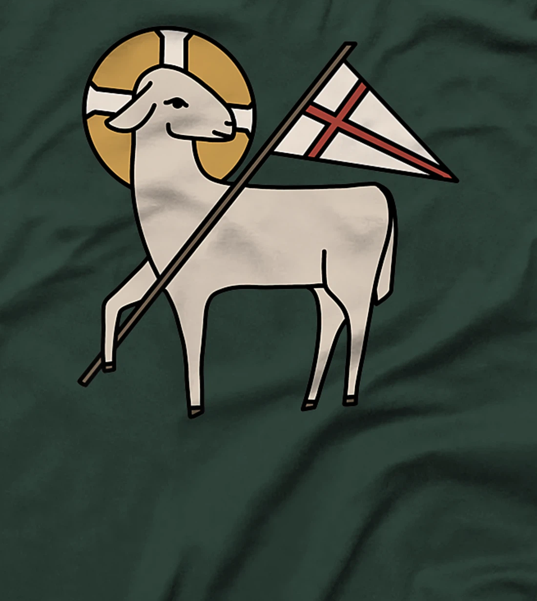 Lamb of God Jesus Christ Agnus Dei Christian Gift Idea Premium T-Shirt