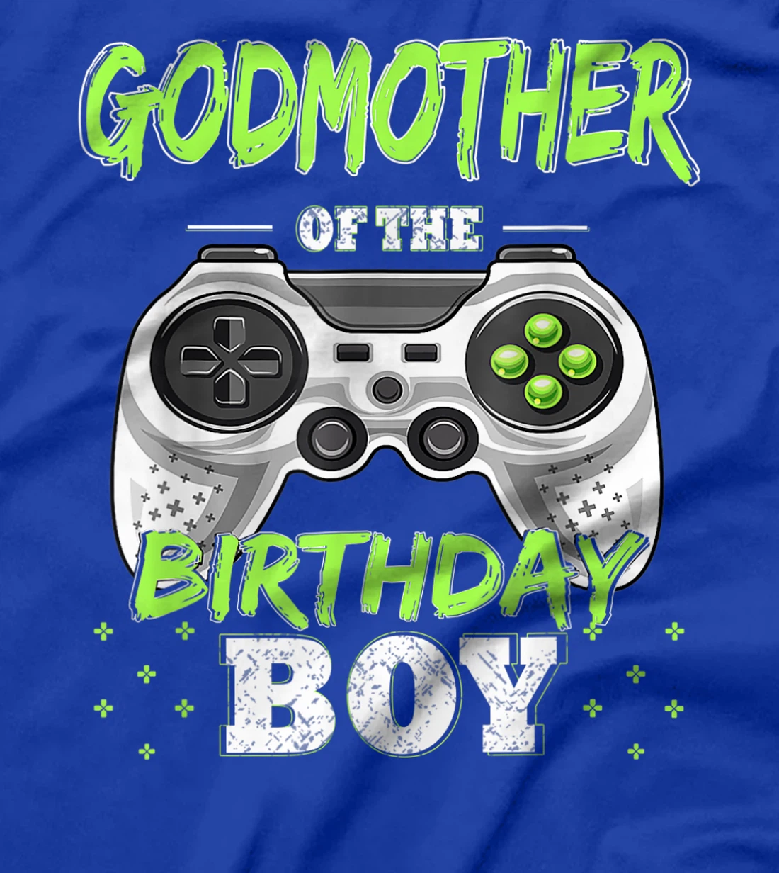 Godmother of the Birthday Boy Matching Video Gamer Bt Party T-Shirt