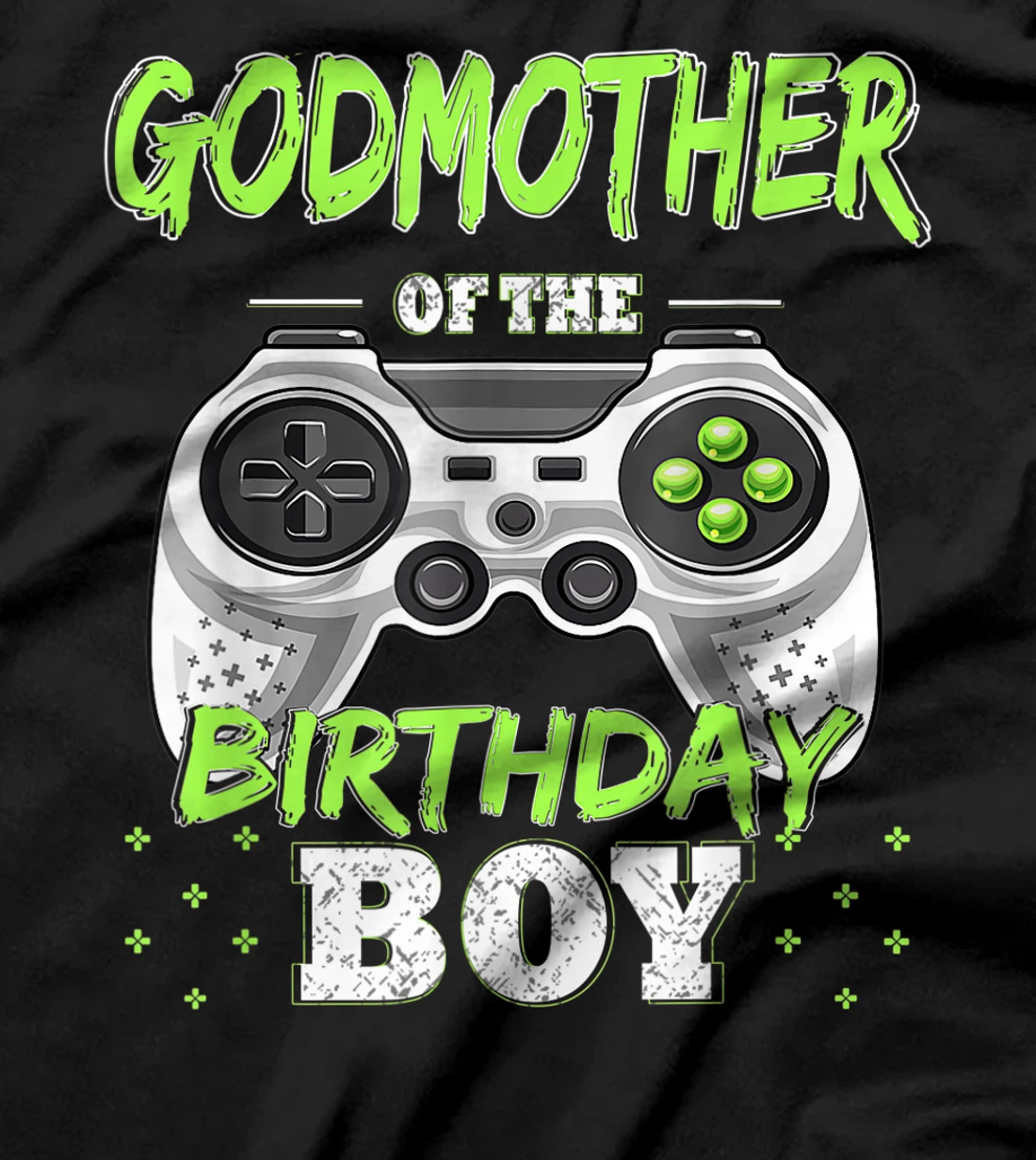 Godmother of the Birthday Boy Matching Video Gamer Bt Party T-Shirt
