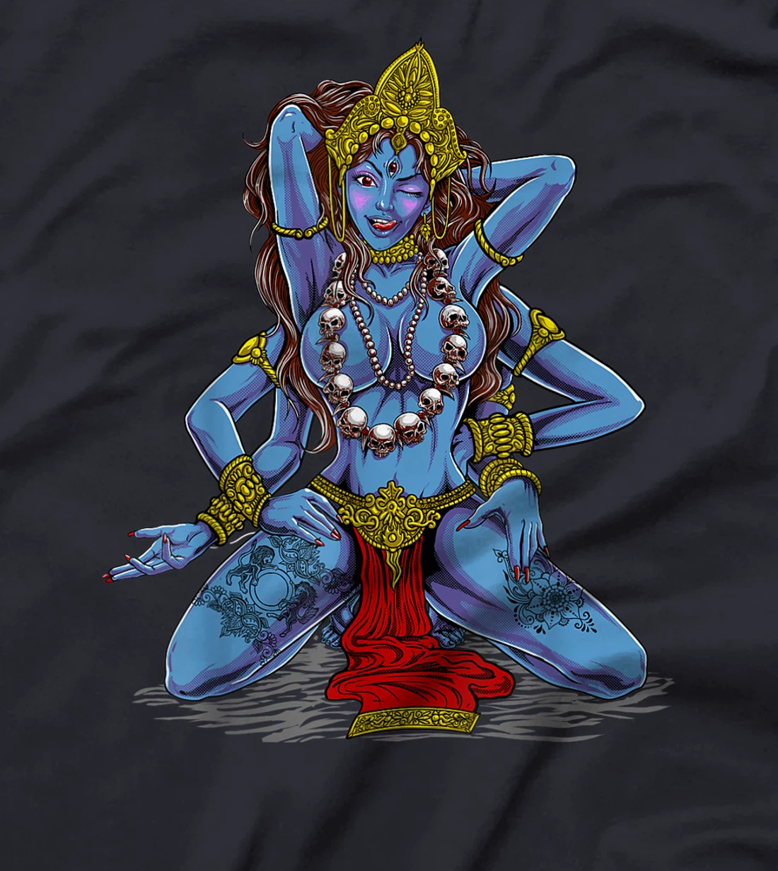 Sexy Hindu Goddess Kali T-Shirt