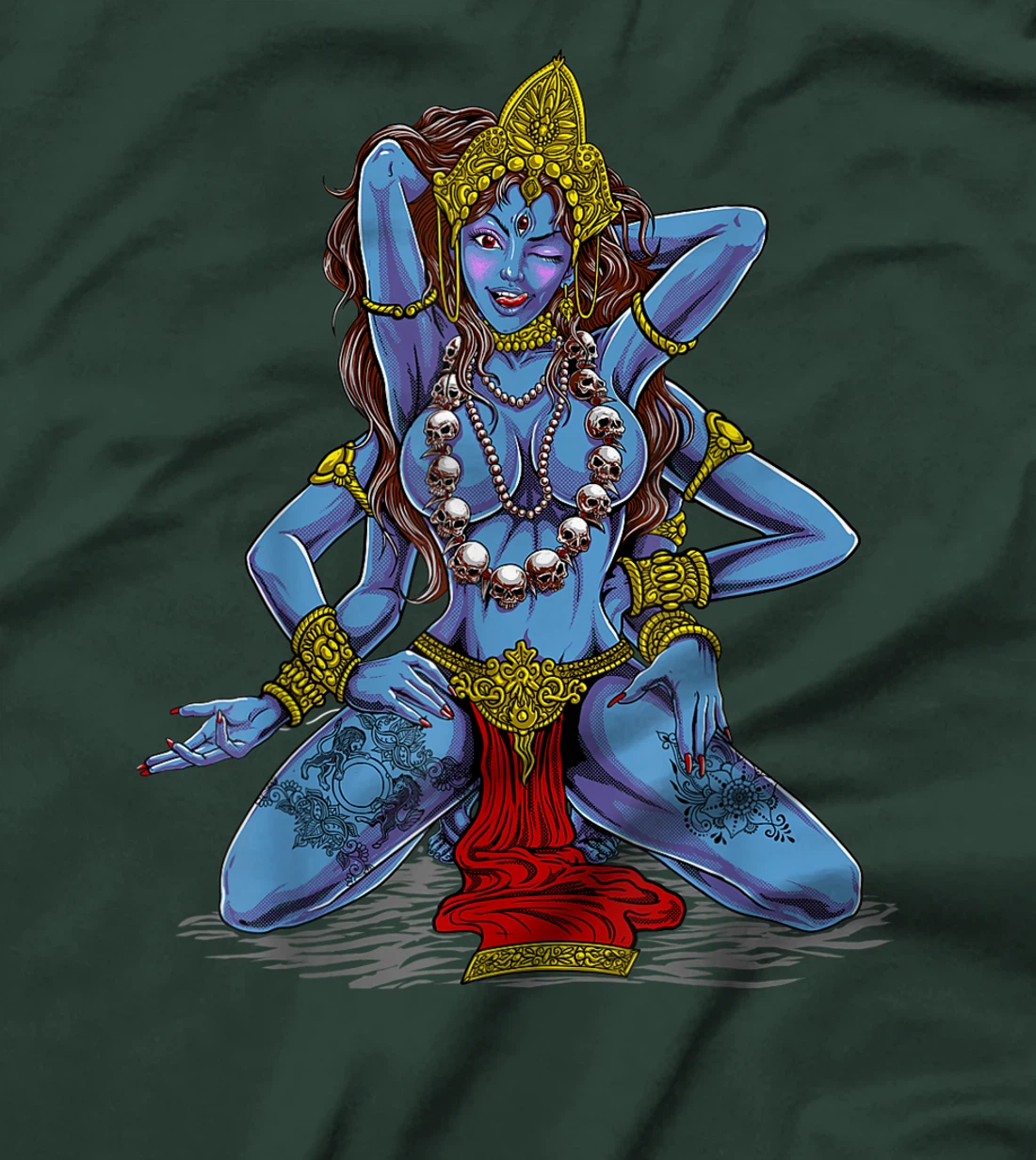 Sexy Hindu Goddess Kali T-Shirt