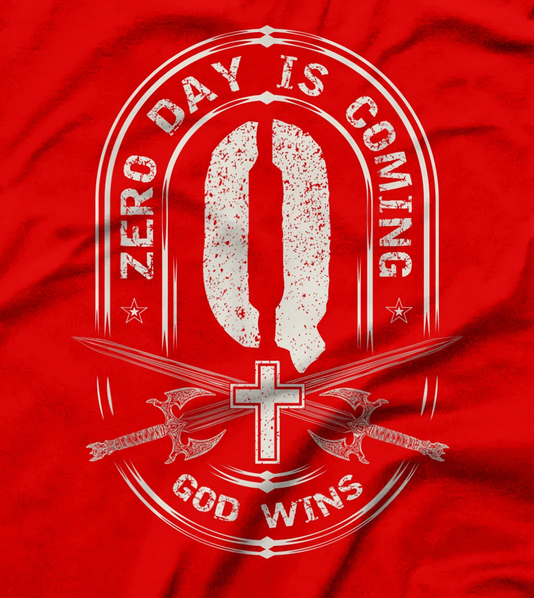 Zero Day Is Coming - God Wins - Qanon Conspiracy Theory T-Shirt