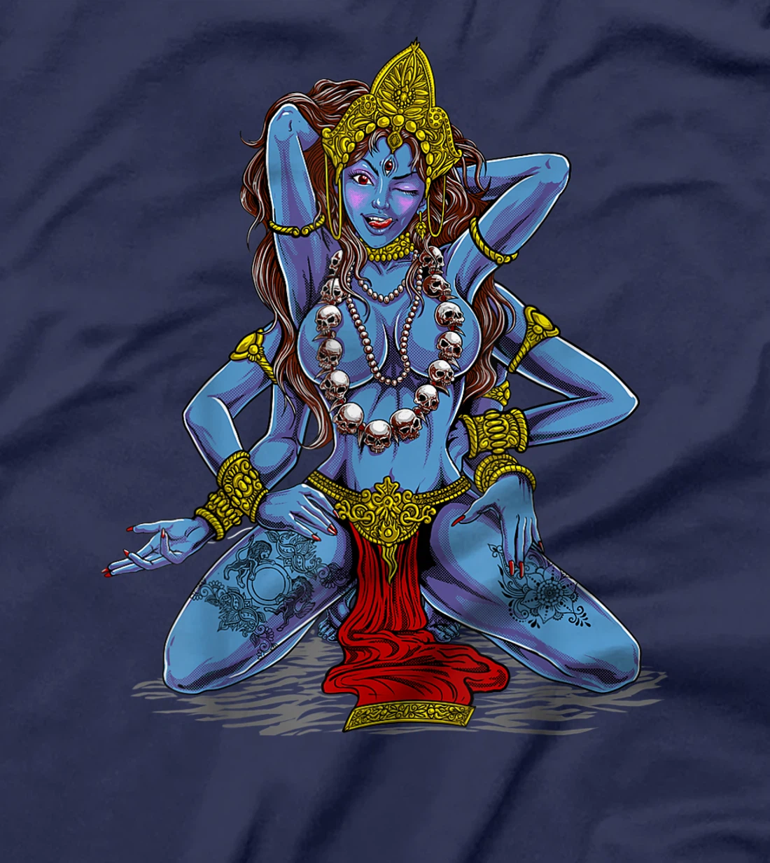 Sexy Hindu Goddess Kali T-Shirt