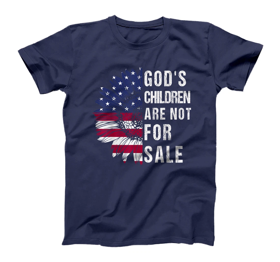 God's Children are Not For Sale US Flag Christian T-Shirt