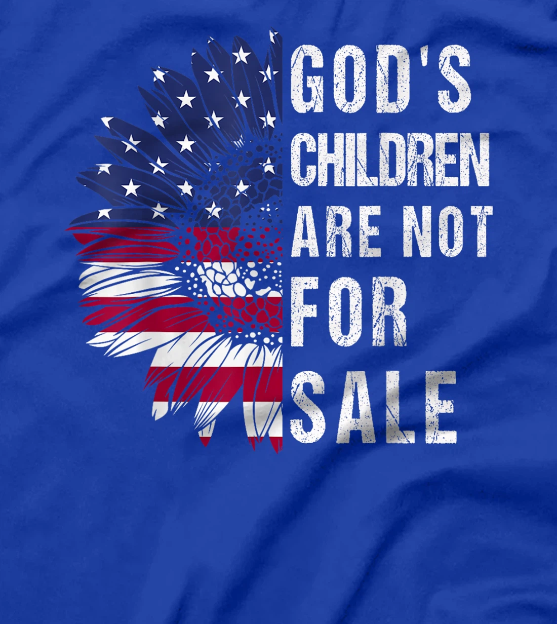 God's Children are Not For Sale US Flag Christian T-Shirt