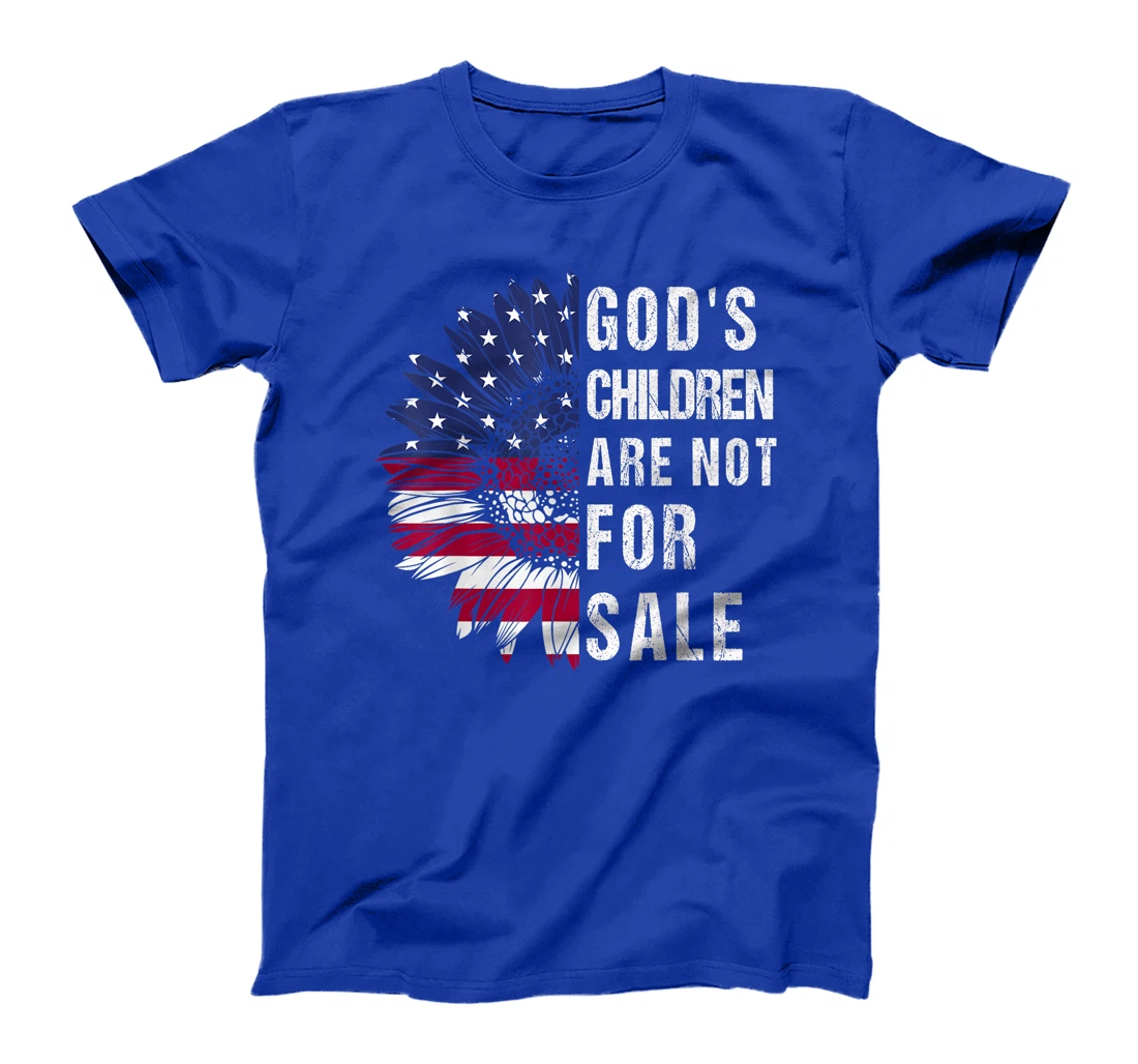 God's Children are Not For Sale US Flag Christian T-Shirt
