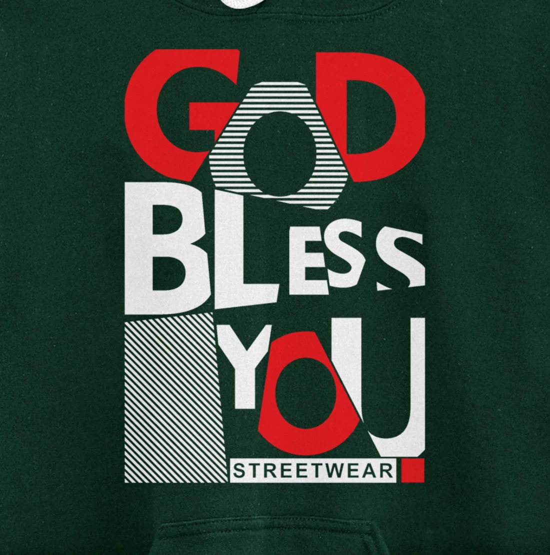 "GOD" this Pullover Hoodie