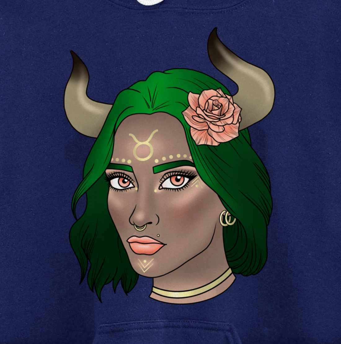 Taurus Goddess Pullover Hoodie