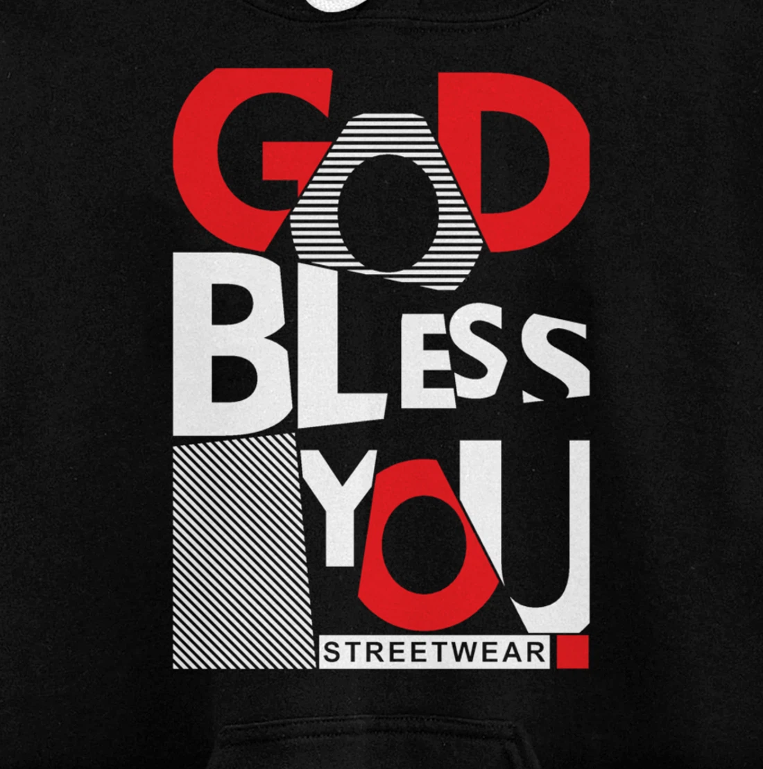 "GOD" this Pullover Hoodie