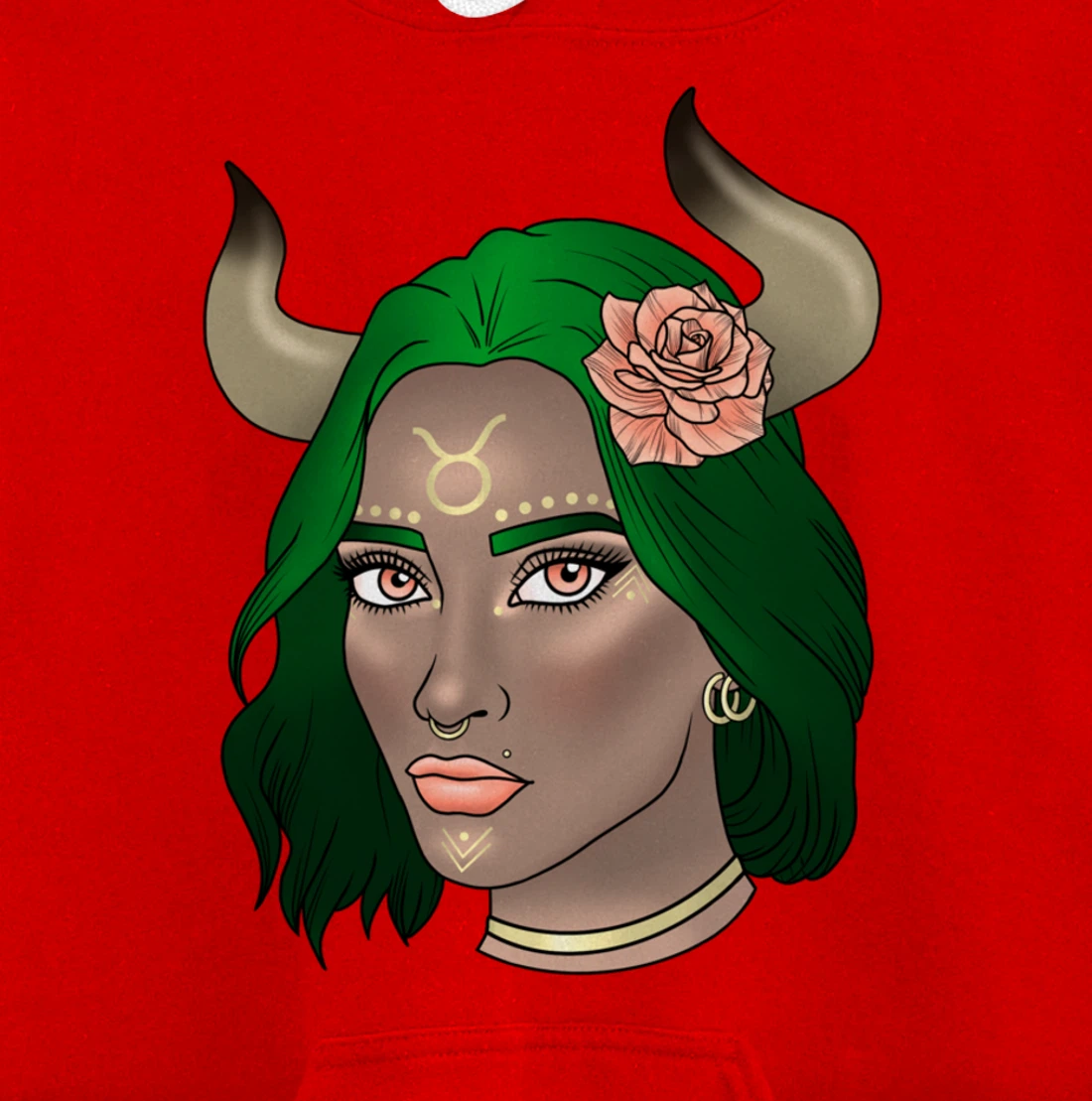 Taurus Goddess Pullover Hoodie