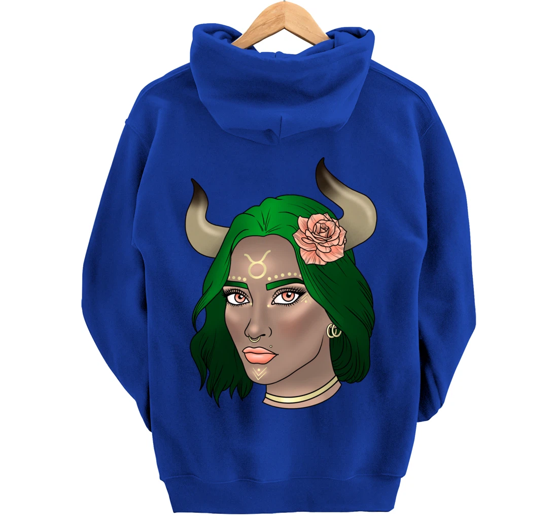 Taurus Goddess Pullover Hoodie