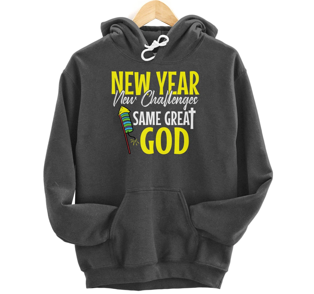 Great God New Years Eve Cool Party Pajamas NYE Christian Pullover Hoodie
