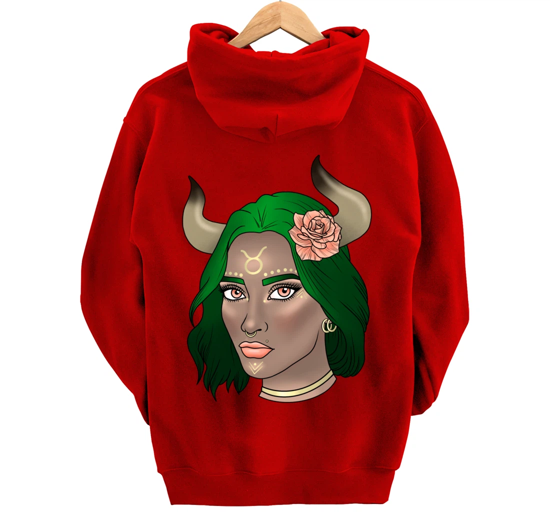 Taurus Goddess Pullover Hoodie
