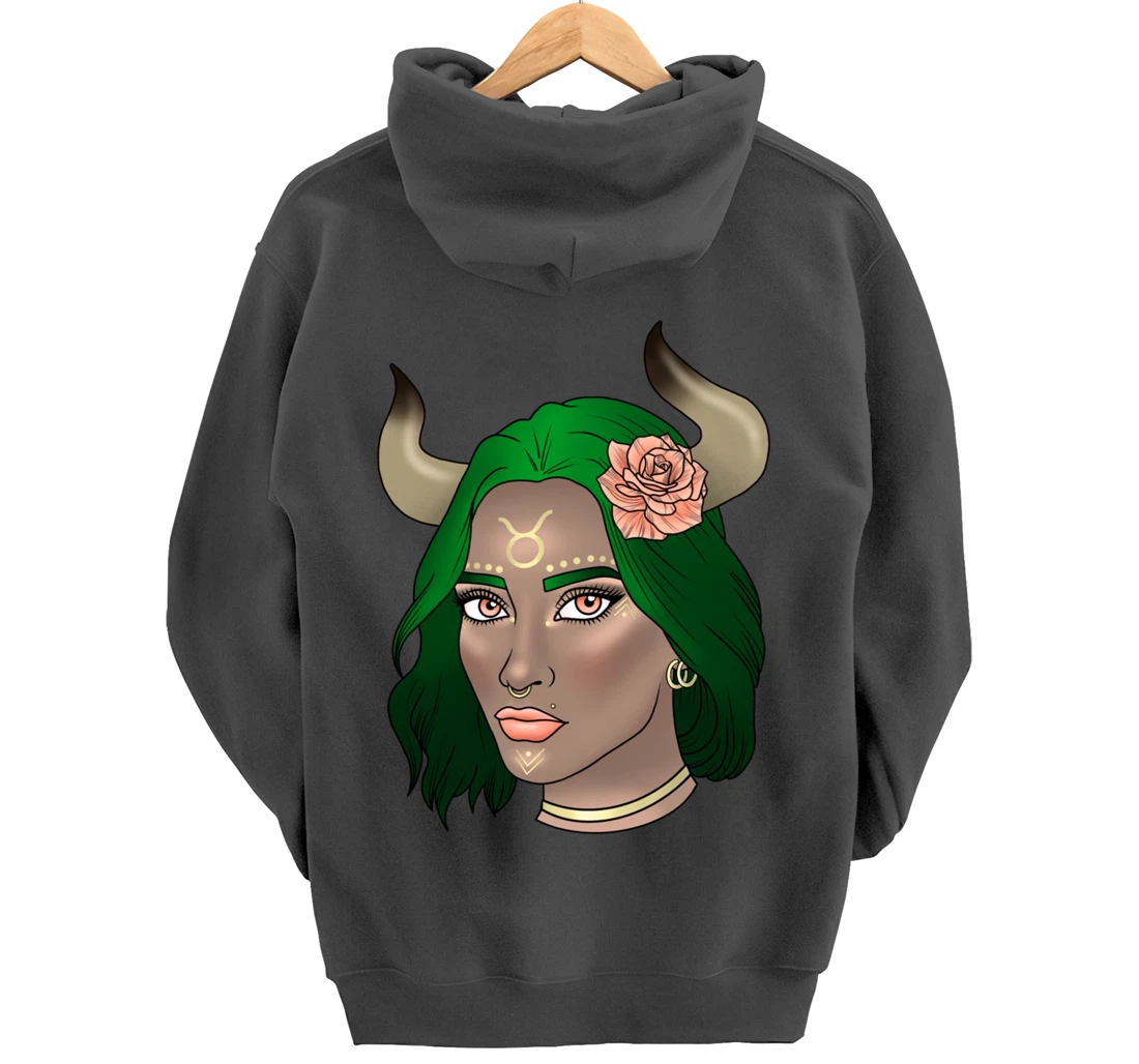 Taurus Goddess Pullover Hoodie
