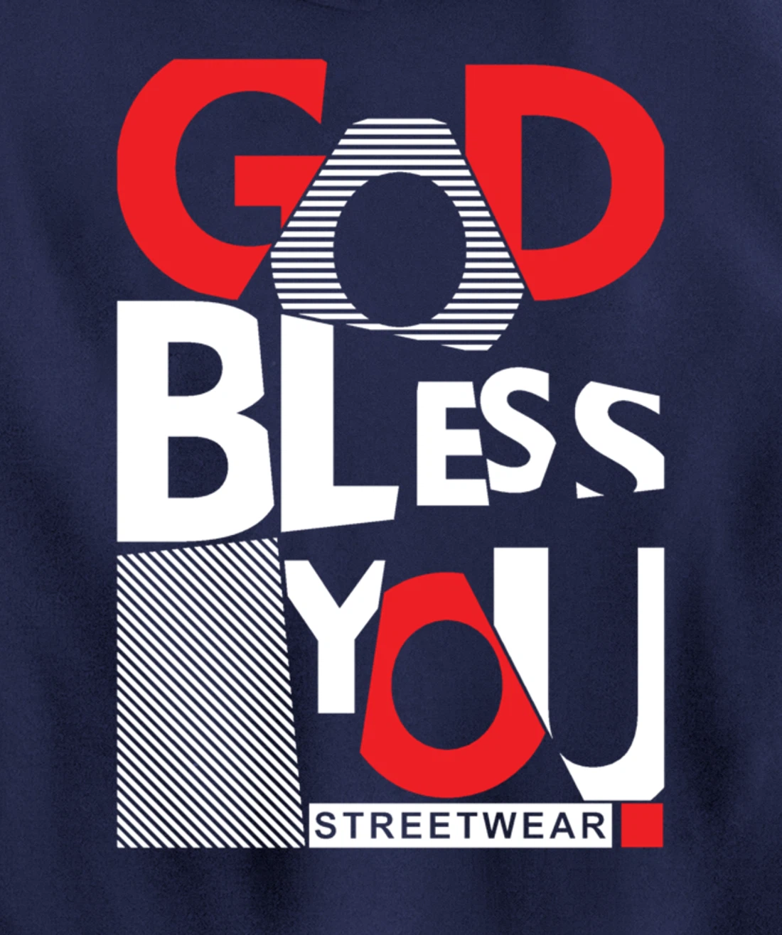 "GOD" this Pullover Hoodie