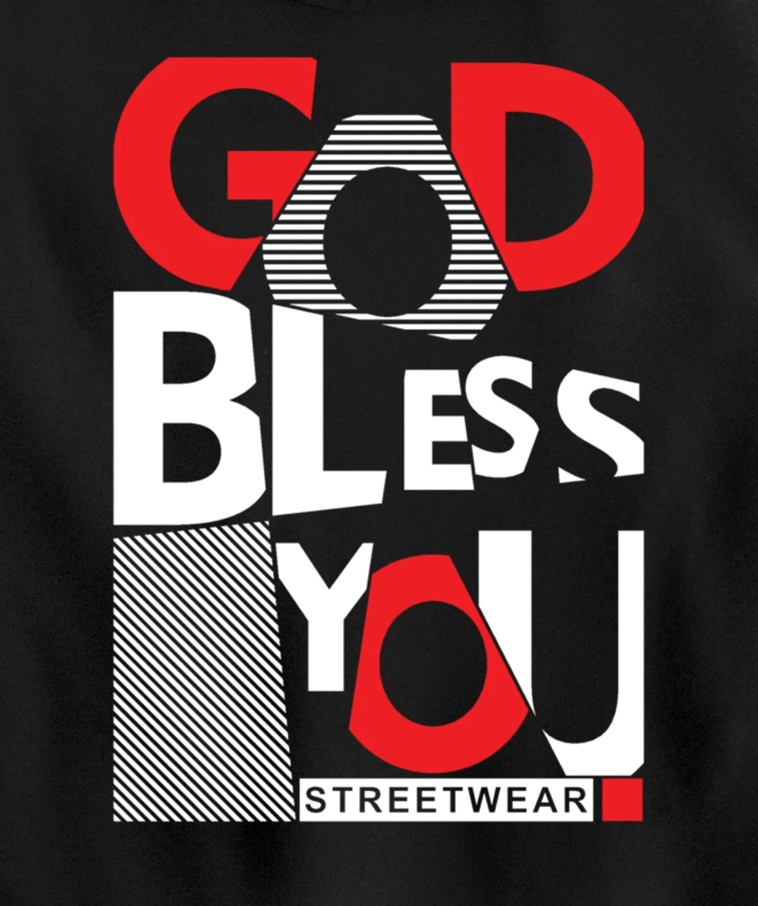 "GOD" this Pullover Hoodie