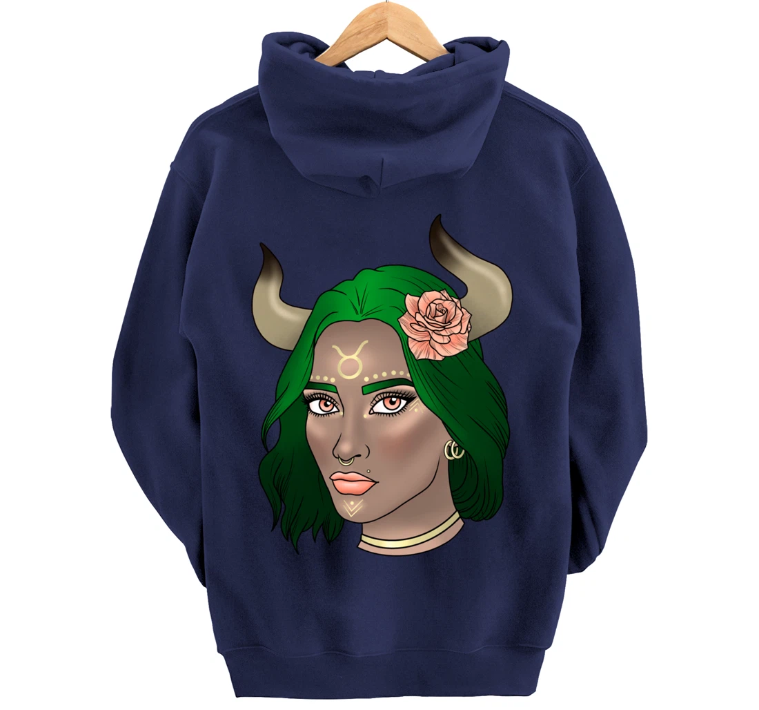 Taurus Goddess Pullover Hoodie
