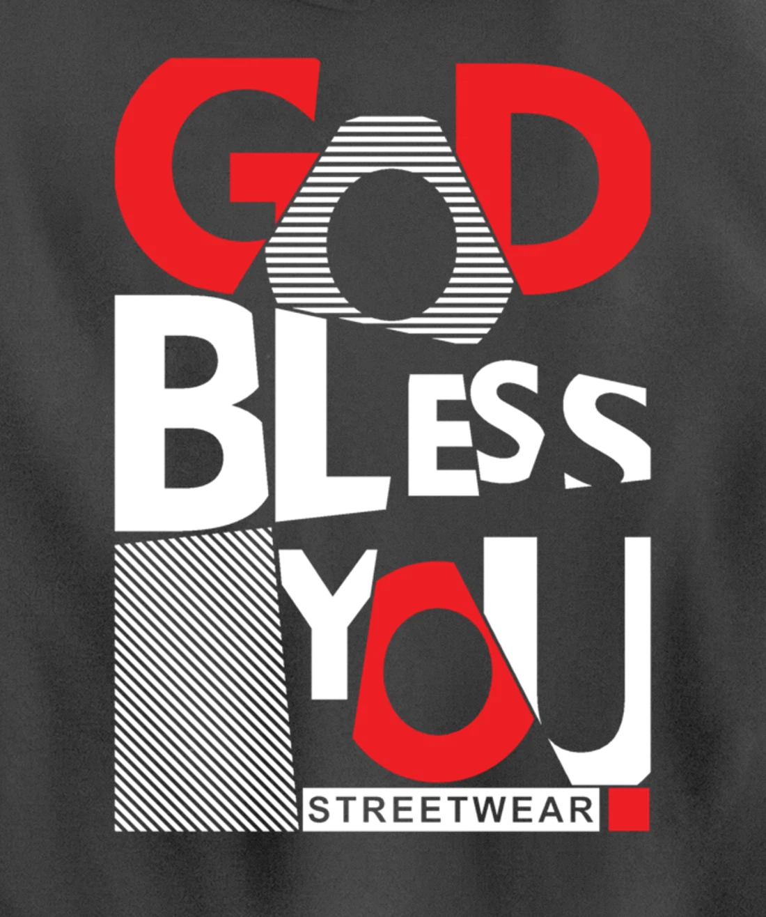 "GOD" this Pullover Hoodie