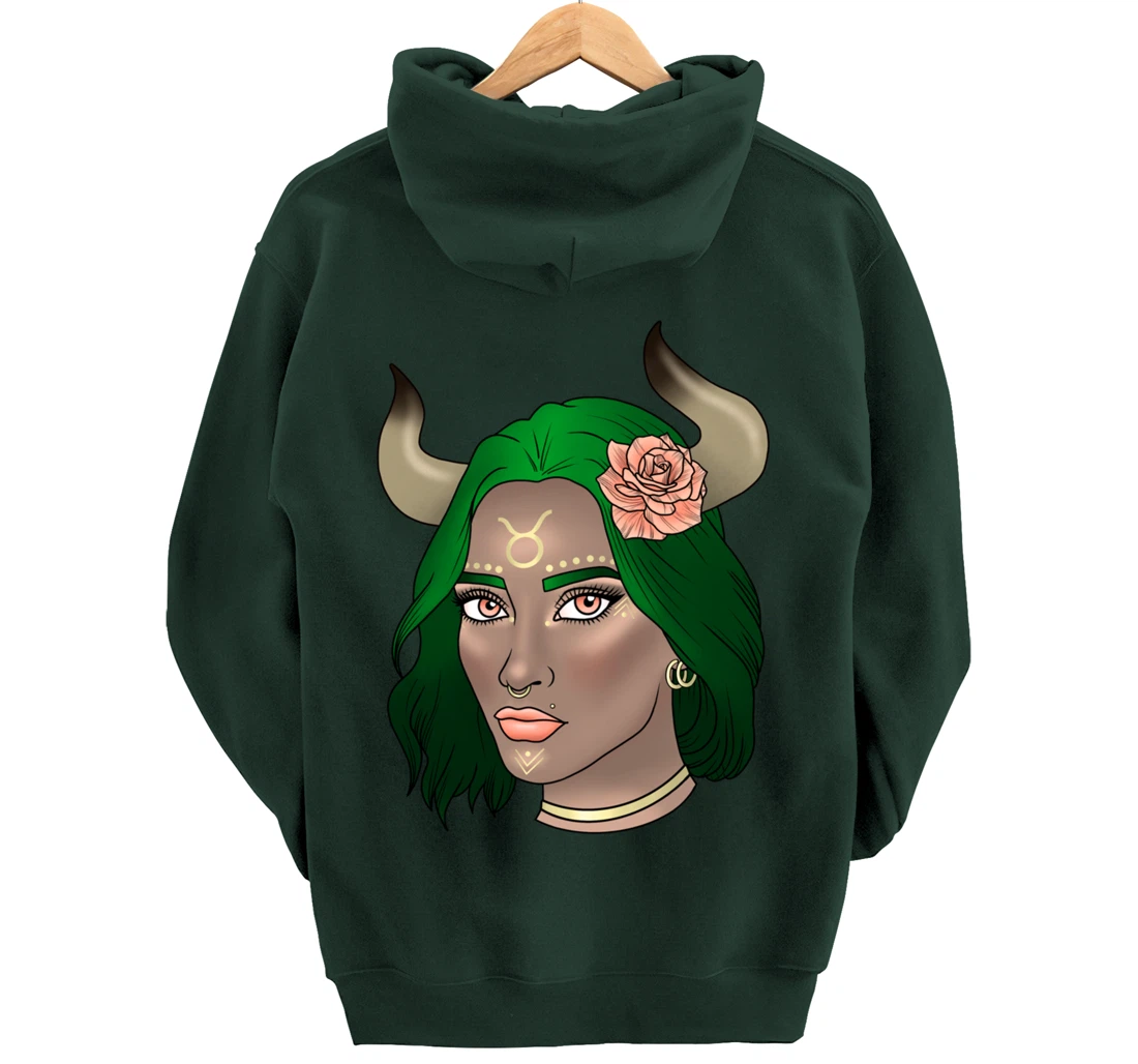 Taurus Goddess Pullover Hoodie