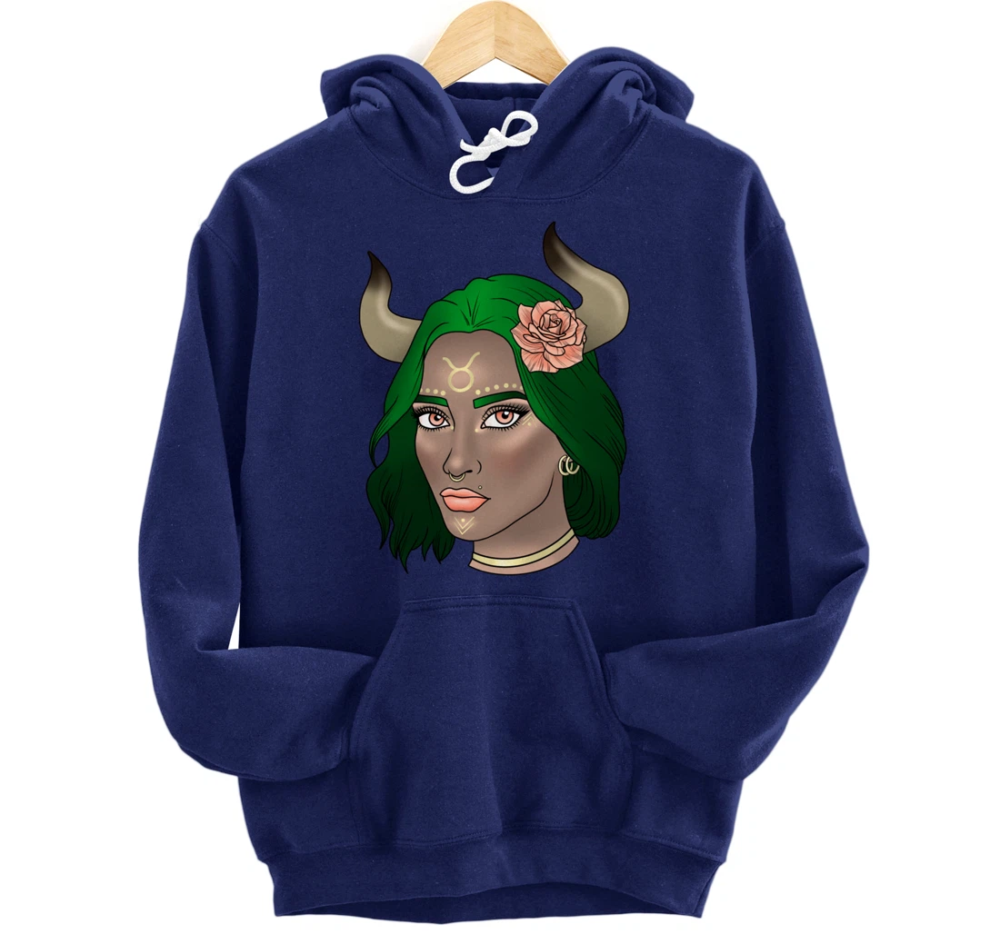 Taurus Goddess Pullover Hoodie