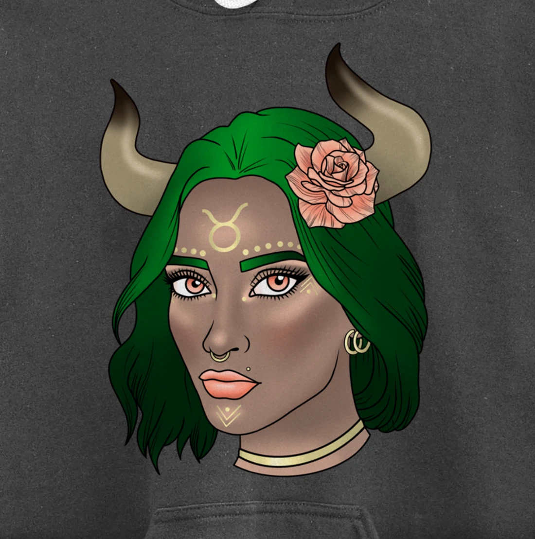 Taurus Goddess Pullover Hoodie