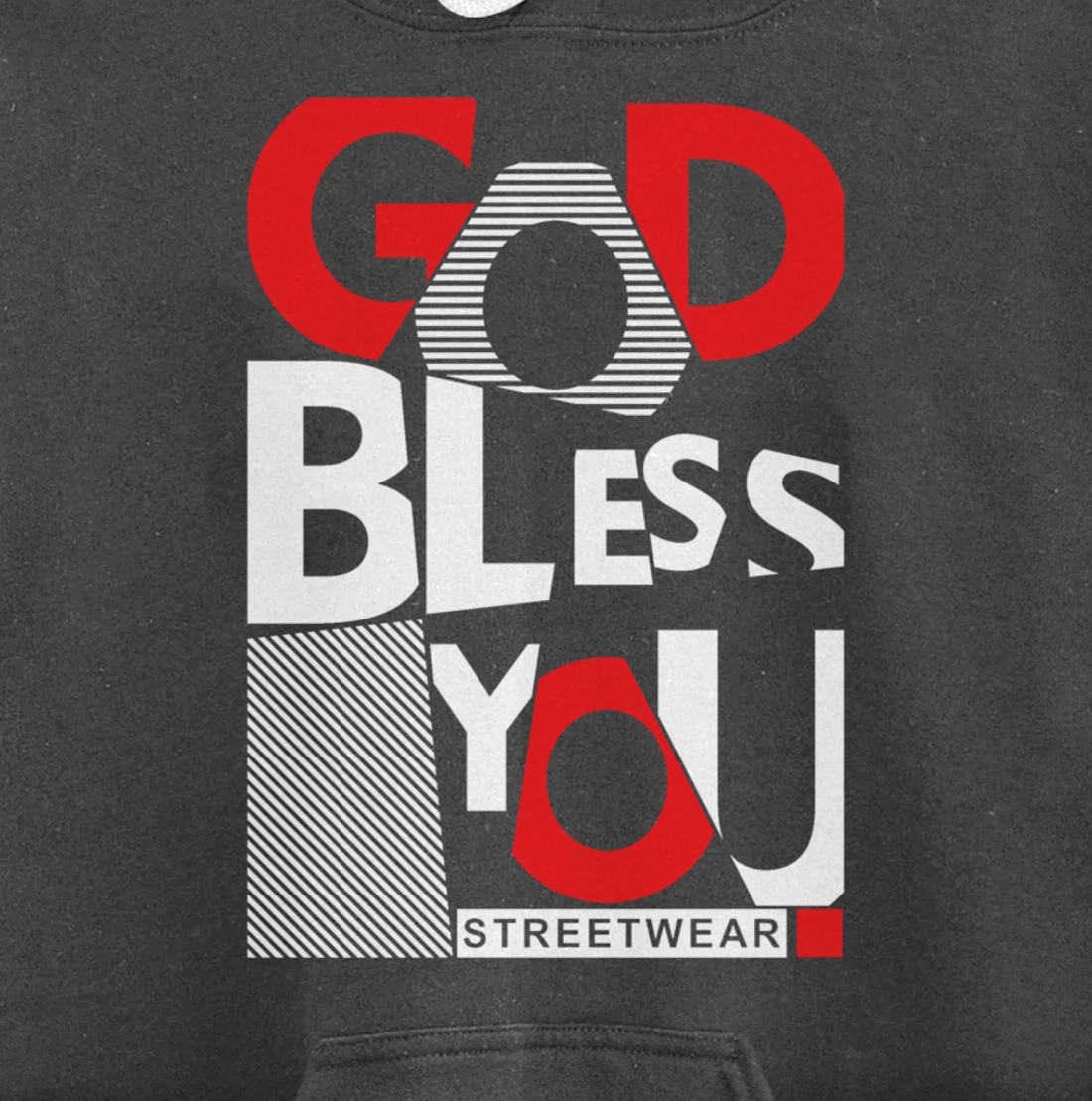 "GOD" this Pullover Hoodie