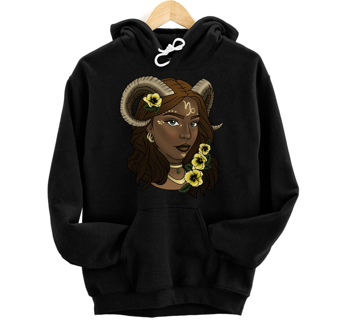 Capricorn Goddess Pullover Hoodie