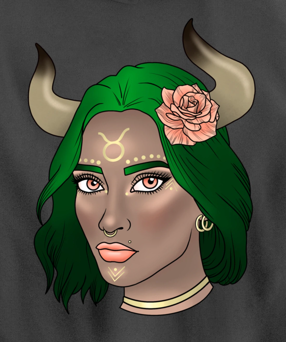 Taurus Goddess Pullover Hoodie