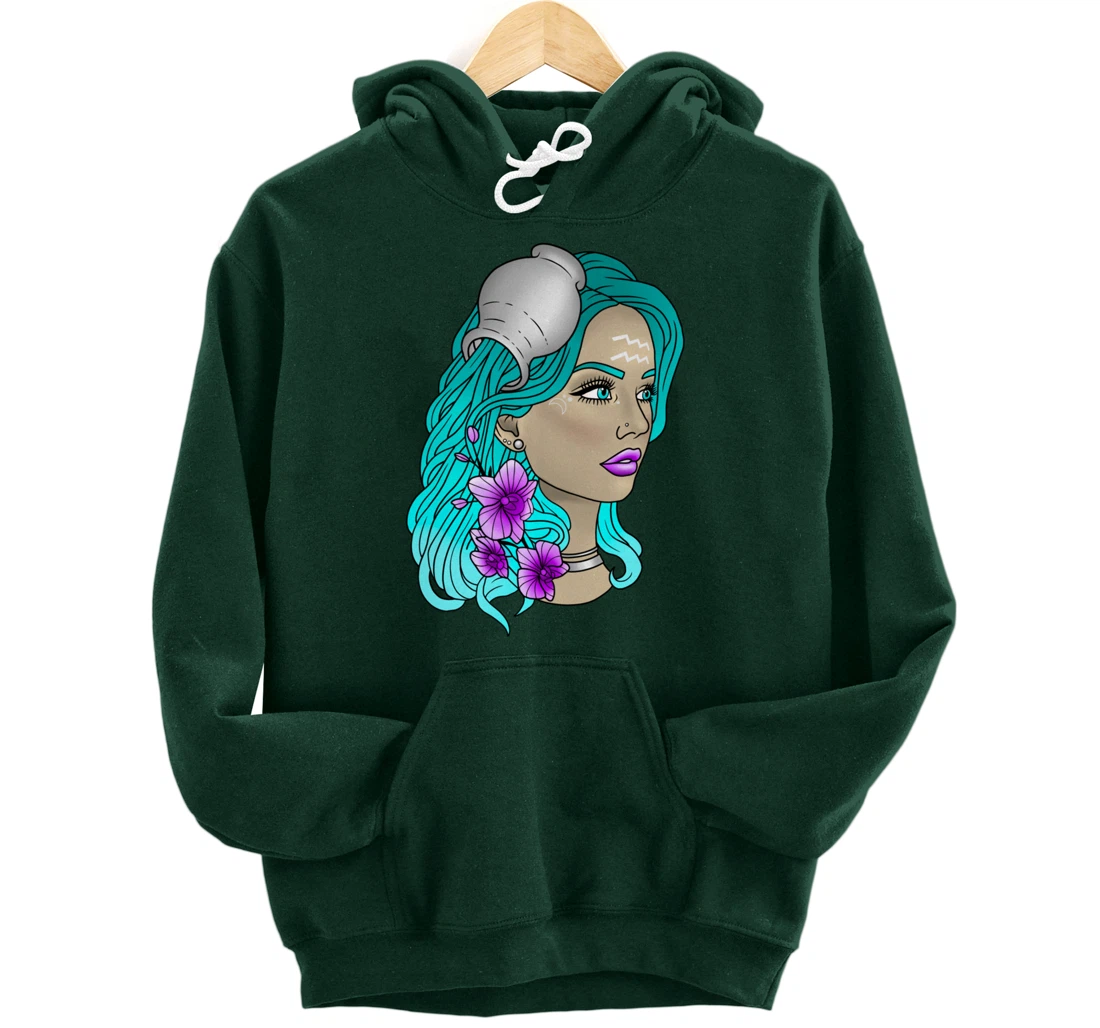 Aquarius Goddess Pullover Hoodie