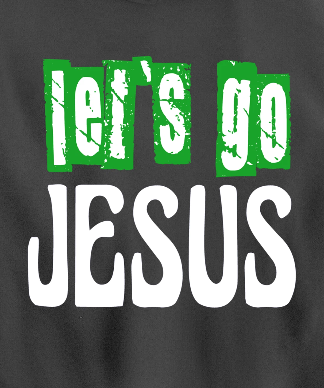 Let`s go Jesus / Bible / Church / God Pullover Hoodie