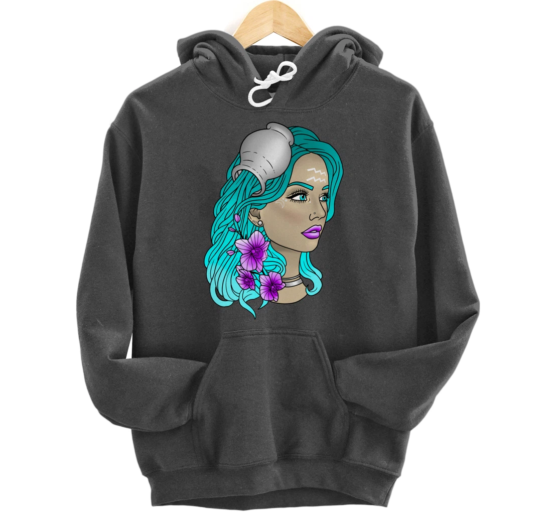 Aquarius Goddess Pullover Hoodie