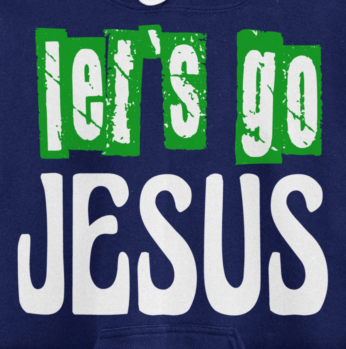 Let`s go Jesus / Bible / Church / God Pullover Hoodie