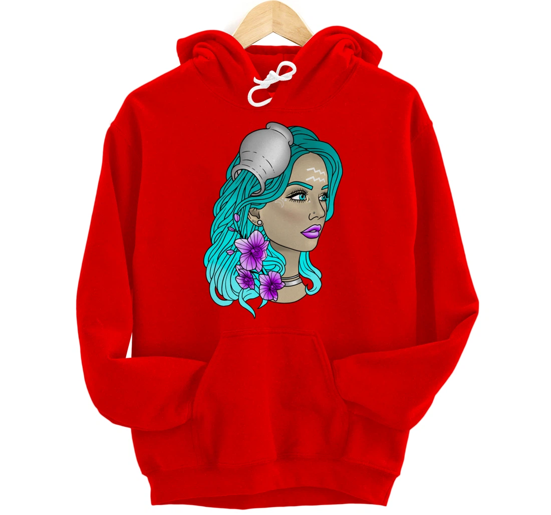 Aquarius Goddess Pullover Hoodie