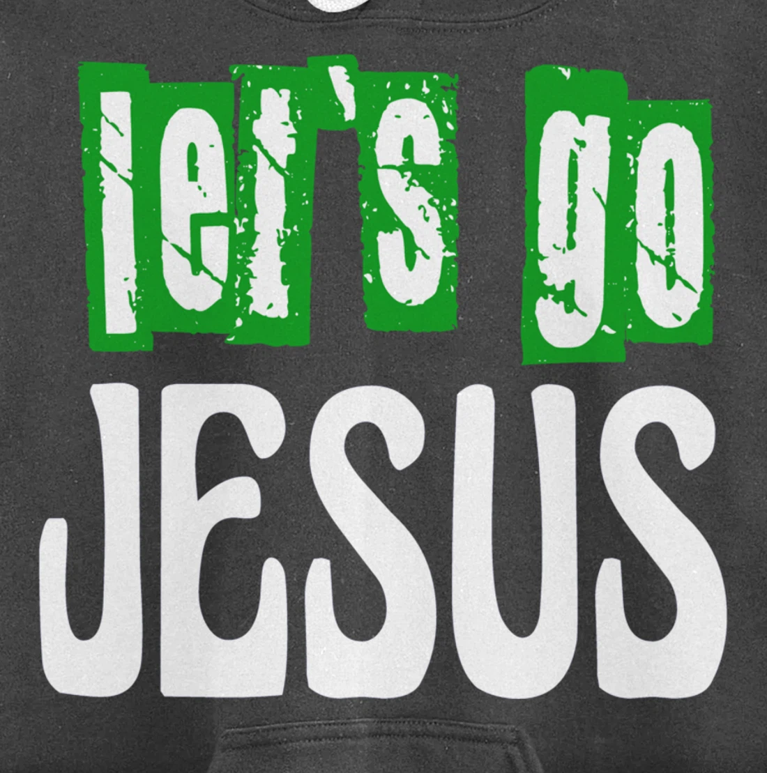 Let`s go Jesus / Bible / Church / God Pullover Hoodie