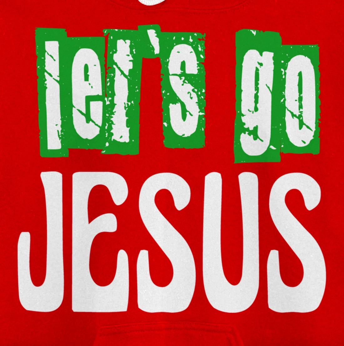Let`s go Jesus / Bible / Church / God Pullover Hoodie
