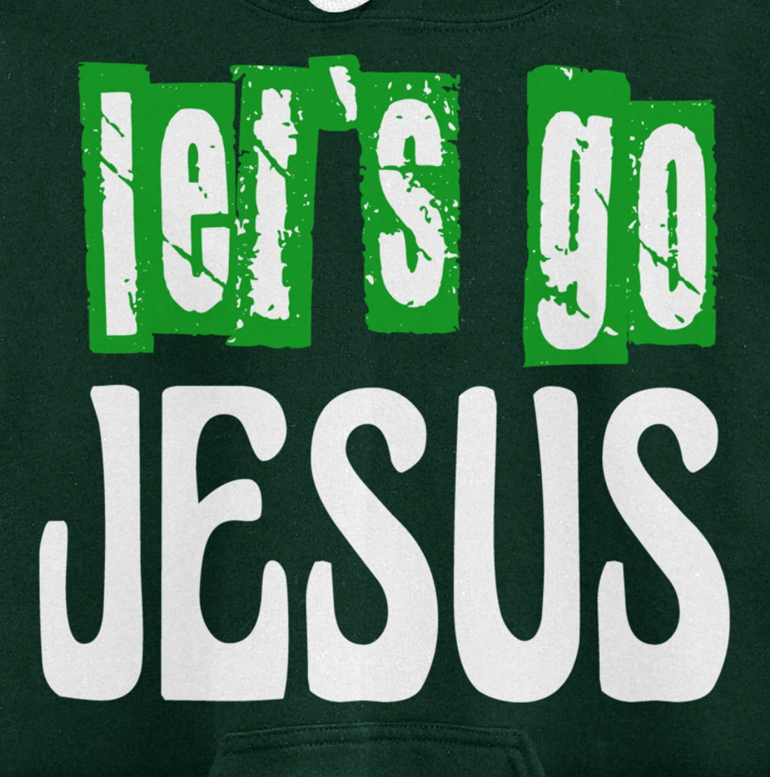 Let`s go Jesus / Bible / Church / God Pullover Hoodie