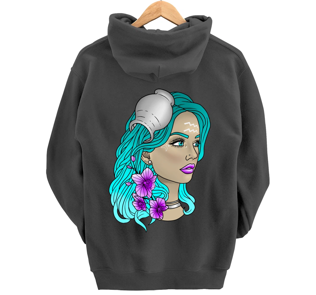 Aquarius Goddess Pullover Hoodie