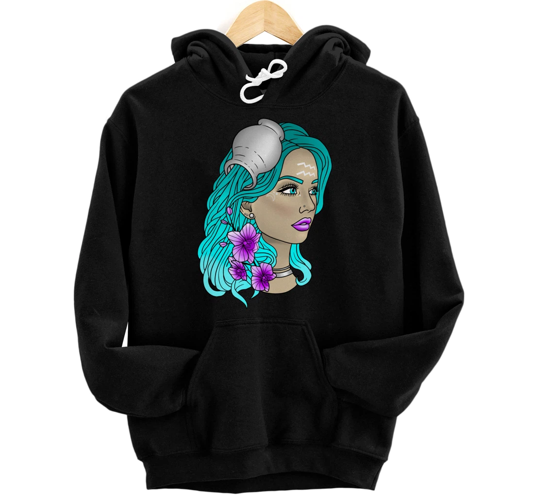 Aquarius Goddess Pullover Hoodie