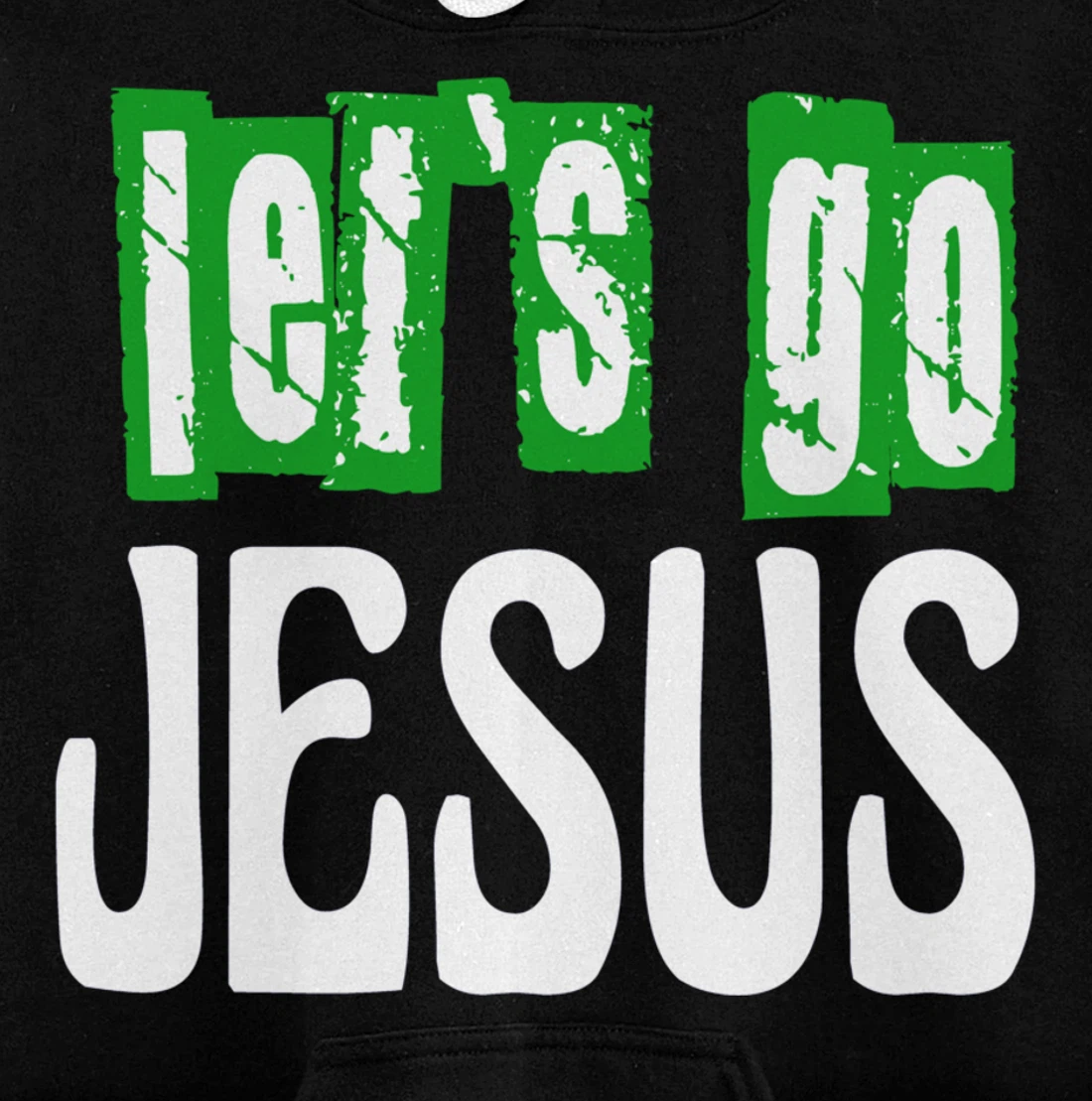 Let`s go Jesus / Bible / Church / God Pullover Hoodie