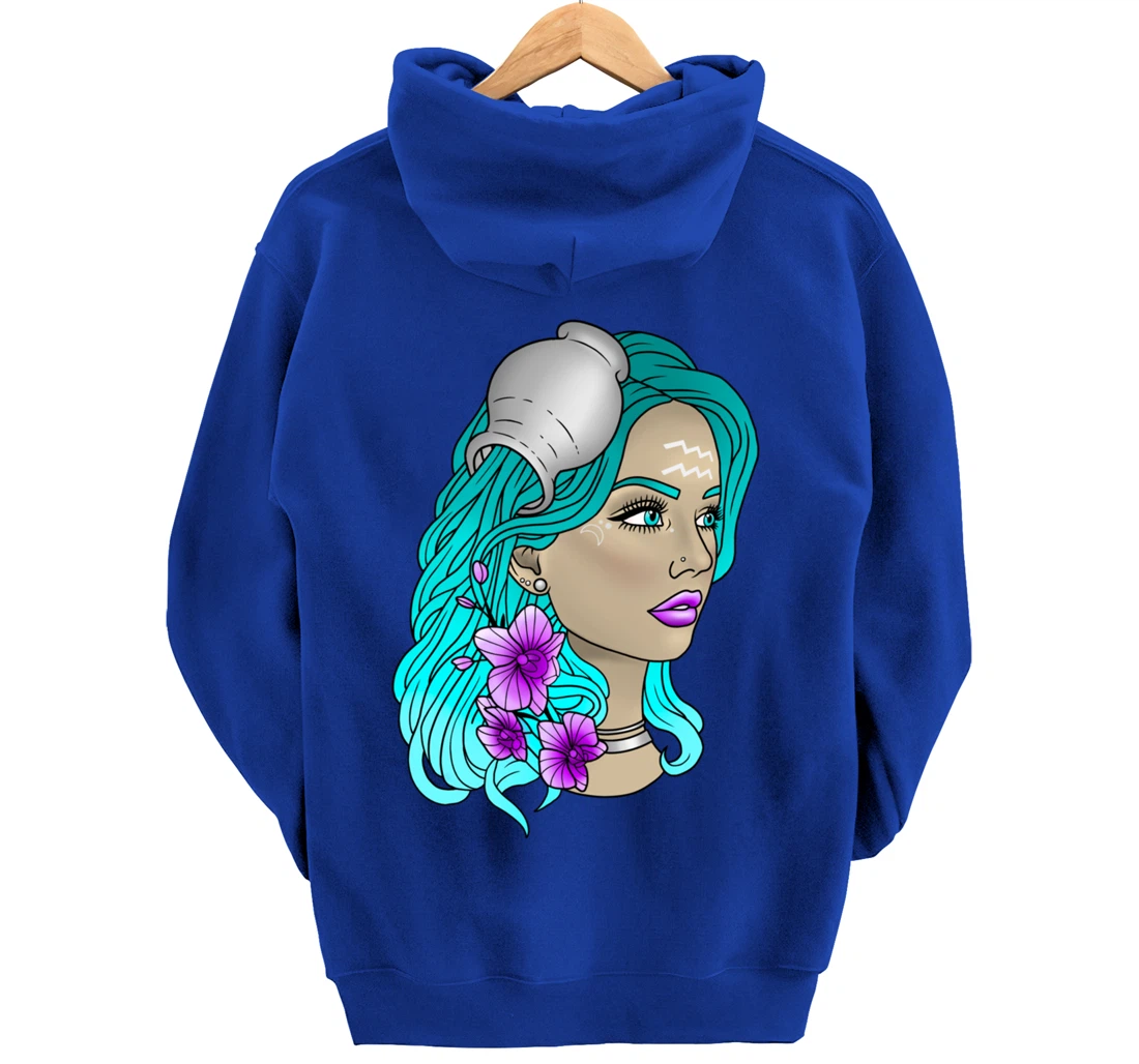 Aquarius Goddess Pullover Hoodie