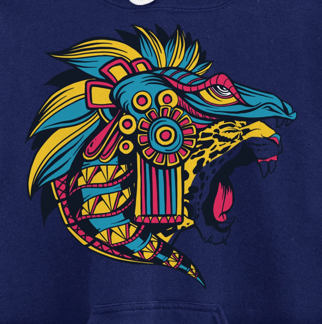 Quetzalcoatl Aztec Feathered Serpent God Of Sun And Wind Pullover Hoodie