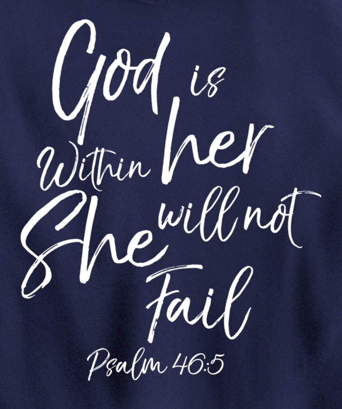 God is Within Her Christian Woman Bible Verse Proverbs Jesus Pullover Hoodie