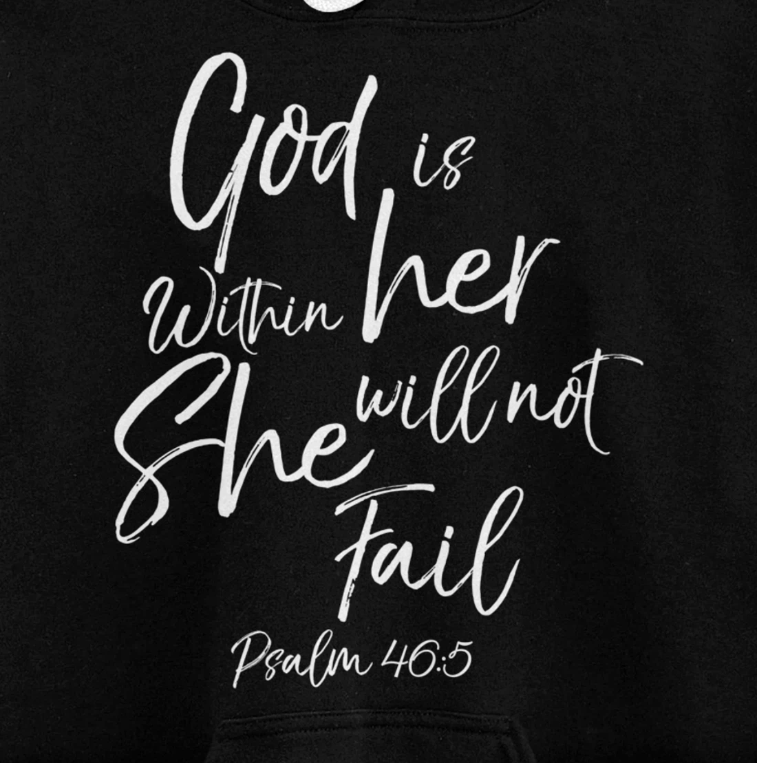 God is Within Her Christian Woman Bible Verse Proverbs Jesus Pullover Hoodie