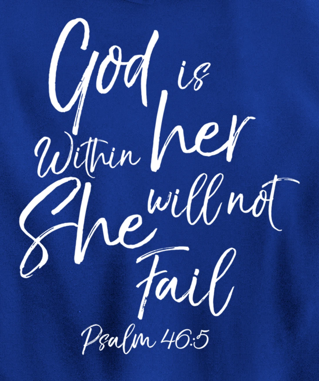 God is Within Her Christian Woman Bible Verse Proverbs Jesus Pullover Hoodie