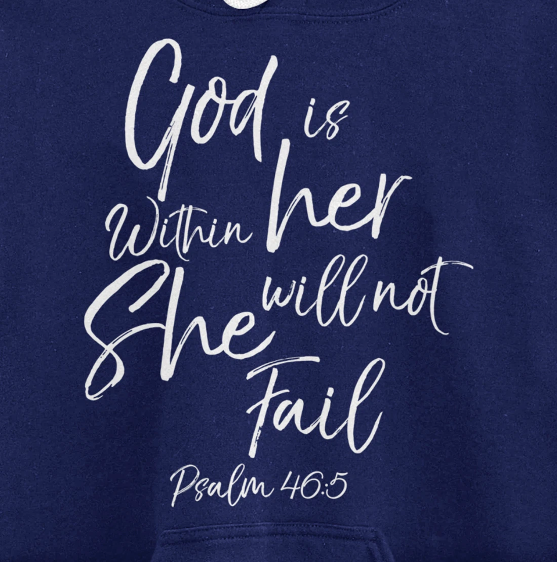 God is Within Her Christian Woman Bible Verse Proverbs Jesus Pullover Hoodie