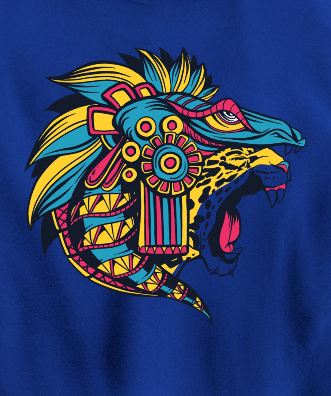 Quetzalcoatl Aztec Feathered Serpent God Of Sun And Wind Pullover Hoodie